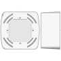 Inteo wall cabinet, white