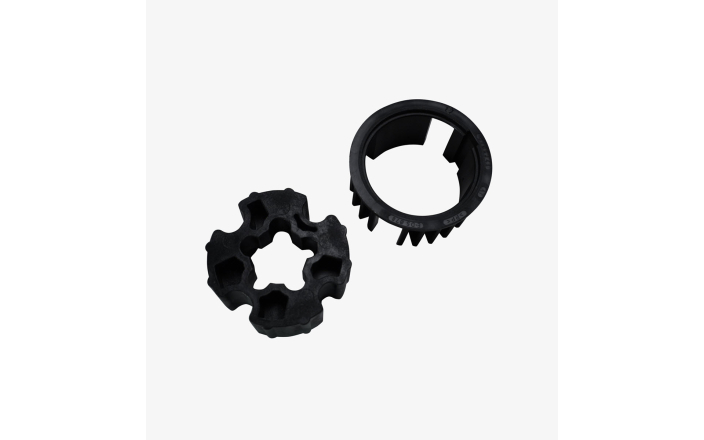 Adapterset 78mm met doeksleuf voor Somfy 60 serie
