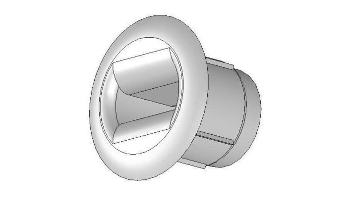 PVC lintgeleider rond
