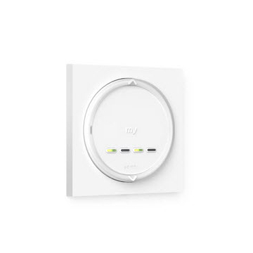 Somfy Smoove Amy 4 IO wandschakelaar wit, inclusief vierkant frame