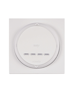 Somfy Smoove Amy 4 IO wandschakelaar wit, inclusief vierkant frame