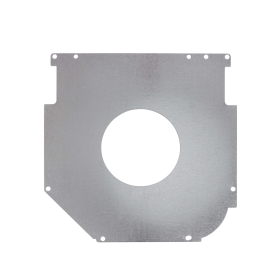 Afdekplaat rolluikkast gat 72 | kast 137 mm