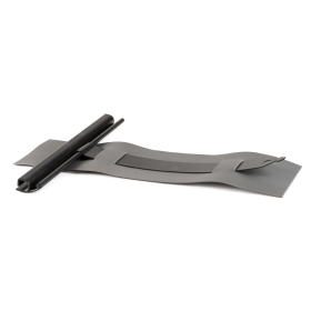 Roller shutter spring with protective strip for 9 mm slats