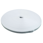 Rollo de 50m de cinta/cinta de sujeción 14mm gris/blanco